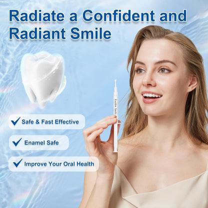 LUCKIN SMILE 10x3ml Whitening Gel Refill – 44% Carbamide Peroxide, 60 Treatments, Sensitive Teeth