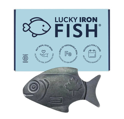 Lucky Iron Fish – The Original Daily Iron Fortification Tool (5-year supply included) BritishVita | Premium UK Vitamins & Wellness Supplements