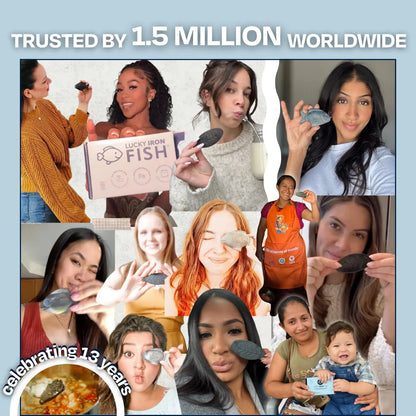 Lucky Iron Fish – The Original Daily Iron Fortification Tool (5-year supply included) BritishVita | Premium UK Vitamins & Wellness Supplements