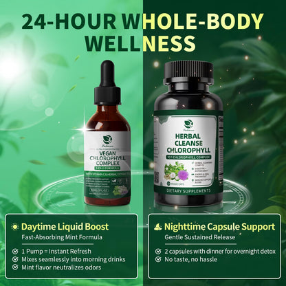Lukaree Chlorophyll Drops & Capsules – Dual Action Detox & Energy