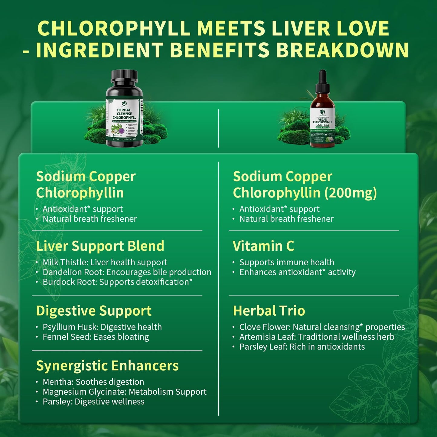 Lukaree Chlorophyll Drops & Capsules – Dual Action Detox & Energy