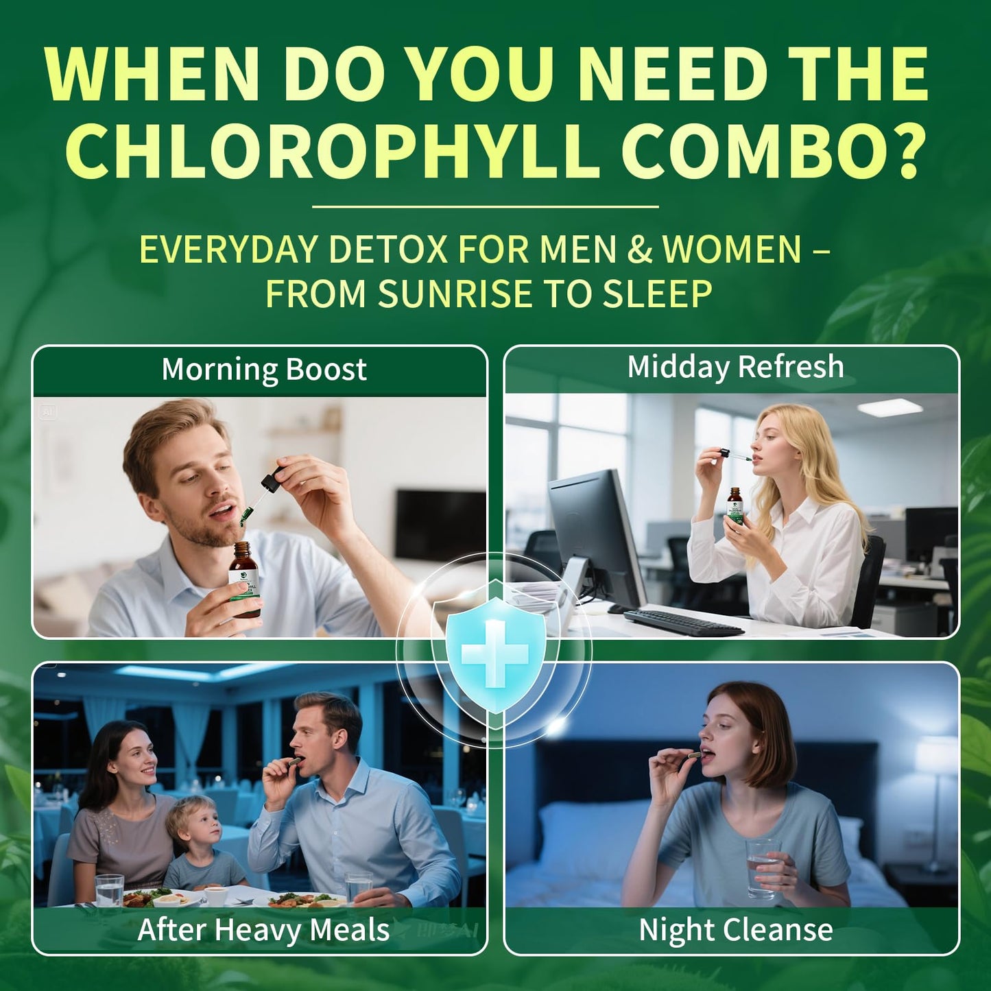 Lukaree Chlorophyll Drops & Capsules – Dual Action Detox & Energy