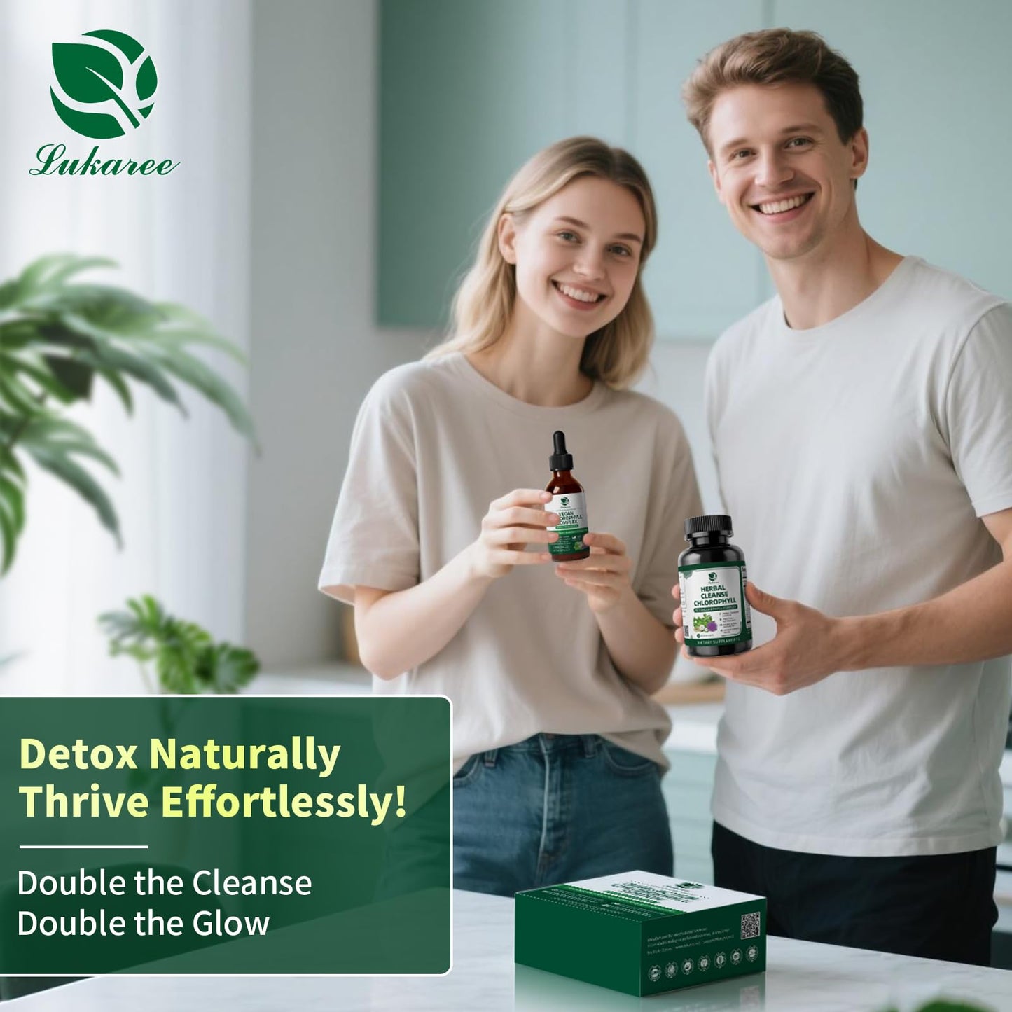 Lukaree Chlorophyll Drops & Capsules – Dual Action Detox & Energy