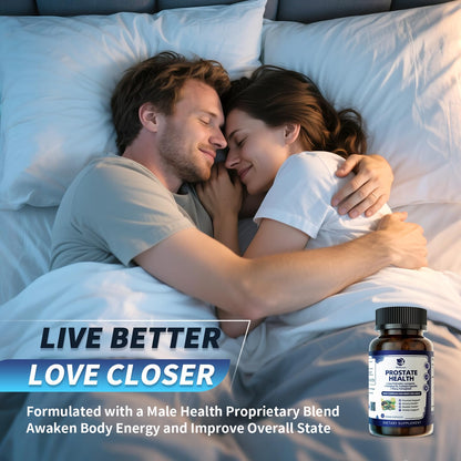 Lukaree Prostate Health Supplements for Men - 18-in-1 Formula | Saw Palmetto, Pumpkin Seed & Nettle - 60 Capsules