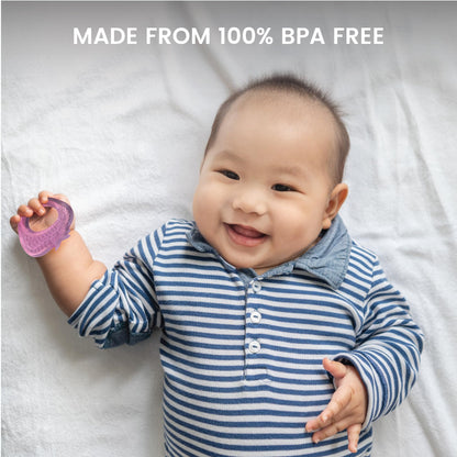 Lulyboo Water Teethers Animal – BPA-Free, Chillable Teething Toys for Babies 3+ Months