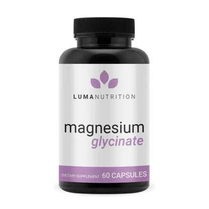 Luma Nutrition Magnesium Glycinate 1000mg | 60 Veggie Capsules