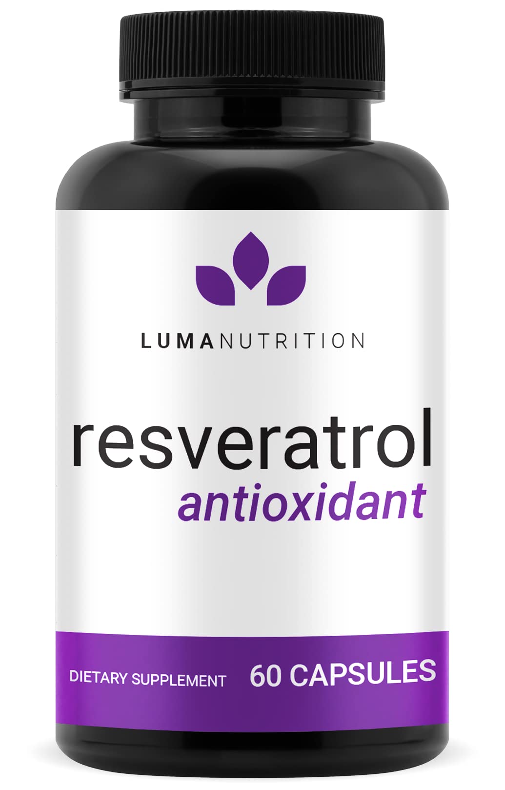 Luma Nutrition Resveratrol 98% Trans-Resveratrol – 600mg, 60 Caps, Vegan & Gluten-Free