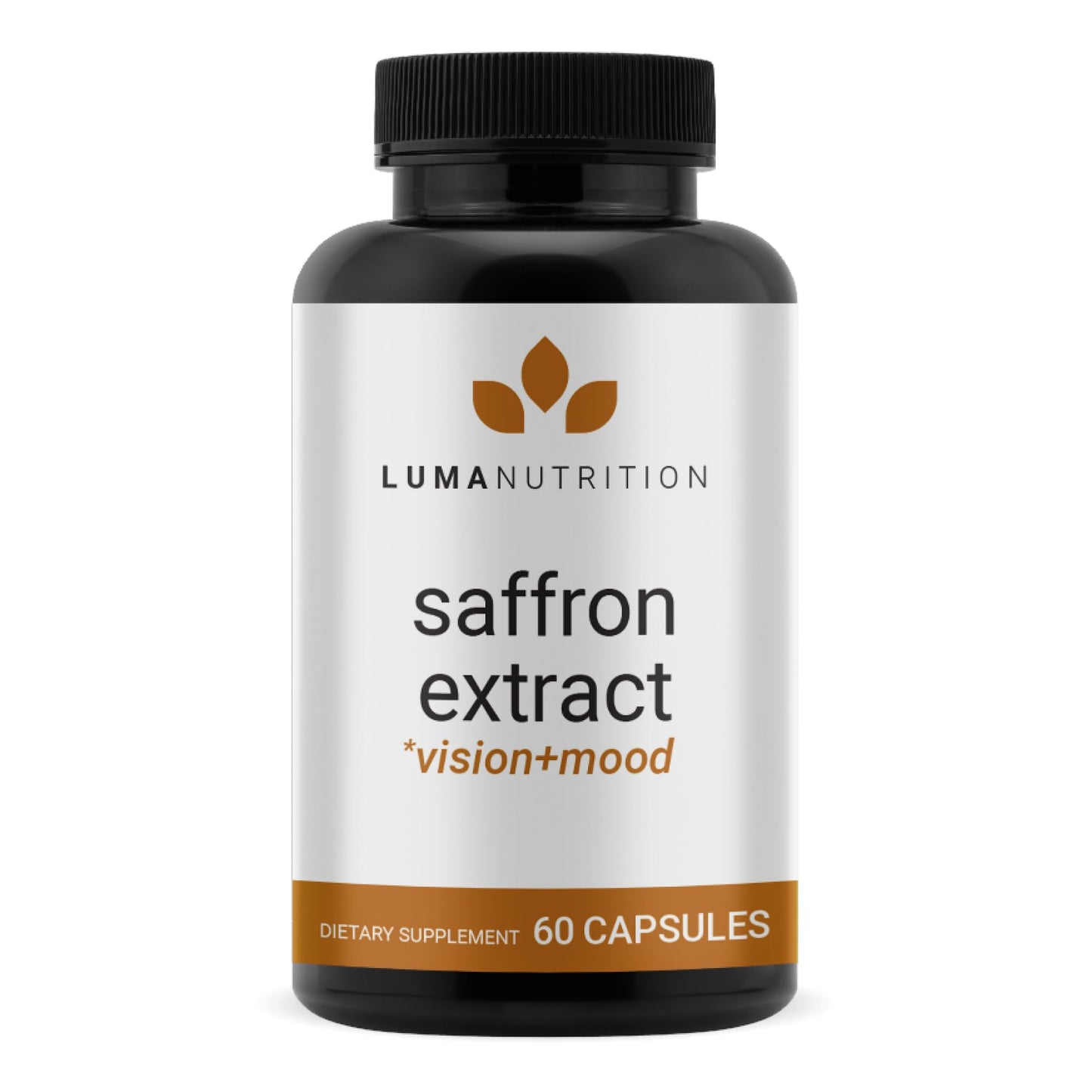 Luma Nutrition Saffron Extract Capsules – Mood & Eye Support – USA Made – 60 Capsules