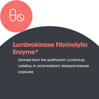 ARG Lumbrokinase Circulatory System Support – Delayed-Release Enzyme Supplement | Allergy Research Group BritishVita | Premium UK Vitamins & Wellness Supplements
