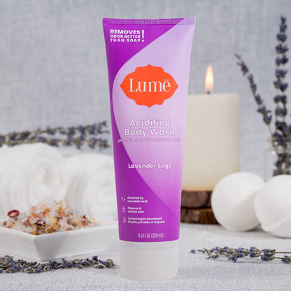 Lume Acidified Body Wash - 24-Hour Odor Control | Lavender Sage, SLS & Paraben Free