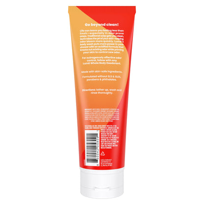 Lume Acidified Body Wash - 24 Hour Odor Control, Clean Tangerine, 8.5 oz