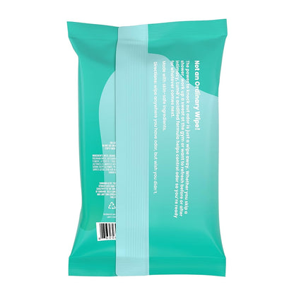 Lume Acidified Deodorant Wipes - 24 Hour Odor Control | Aluminum Free, Baking Soda Free | Cool Cucumber (Pack of 3, 45 Count per Pack)