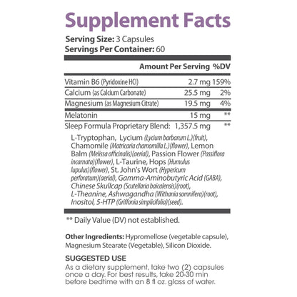 Lumen Naturals Natural Sleep for Adults – Deep Sleep Support