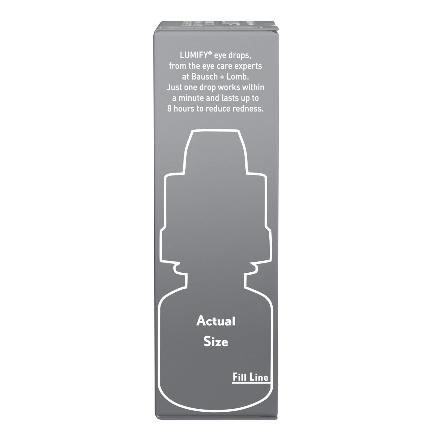 Lumify Redness Reliever Eye Drops 0.08 fl oz (2.5 mL) Pack of 6 | Bausch + Lomb