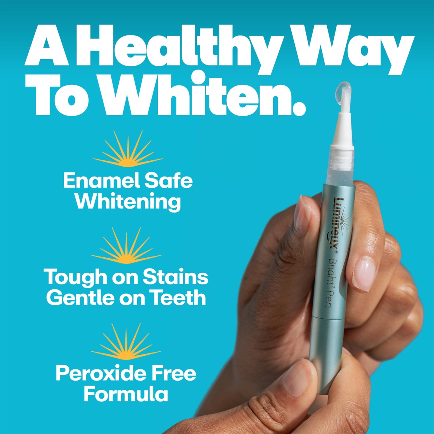 Lumineux 2-in-1 Whitening Pen (1 Pack) – Enamel Safe, Clinically Proven Whitening