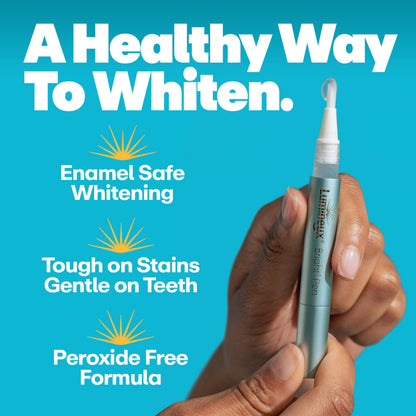 Lumineux 2-in-1 Whitening Pen (1 Pack) – Enamel Safe, Clinically Proven Whitening