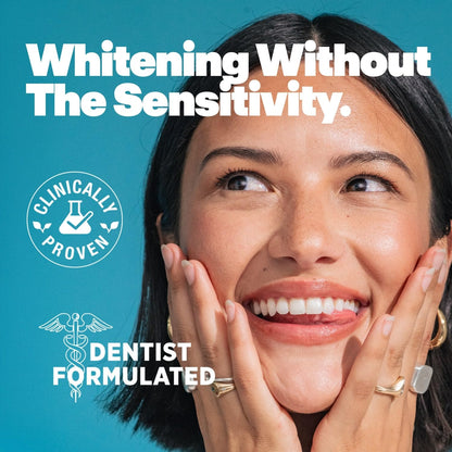 Lumineux Peroxide-Free Whitening Kit | 7 Treatments + Mouthwash, Toothpaste & Bamboo Brush