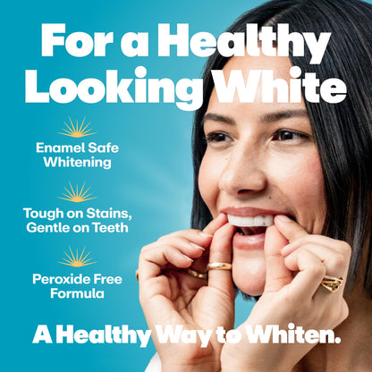 Lumineux Teeth Whitening Strips – 21 Treatments, Peroxide Free, Enamel Safe