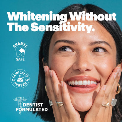 Lumineux Teeth Whitening Toothpaste 2 Pack – Peroxide Free, Enamel Safe, Fluoride Free, No Alcohol | Dentist Formulated 3.75 Oz