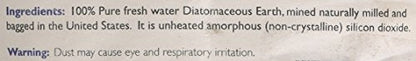 Lumino Home Food Grade Diatomaceous Earth, Pure, 1.5 Pound