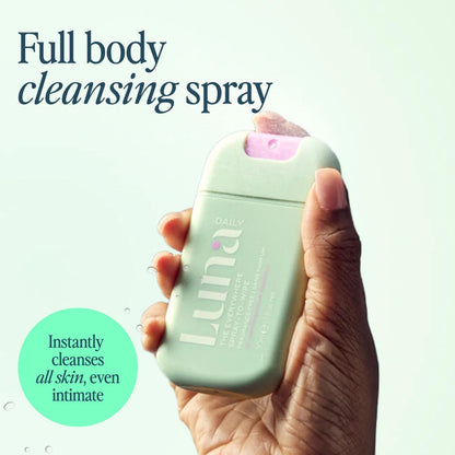 Luna Daily Body Cleansing Spray | Unscented, pH-Balanced Feminine & Body Mist
