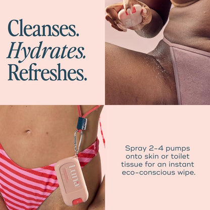Luna Daily Body Cleansing Spray | Hydrating pH-Balanced Feminine & Body Mist (30ml)