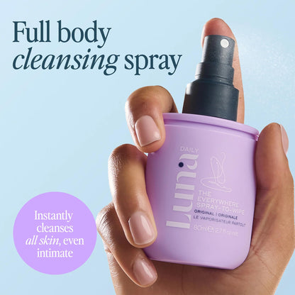 Luna Daily The Everywhere Spray-To-Wipe - Fresh Jasmine + Ylang Ylang | 80ml