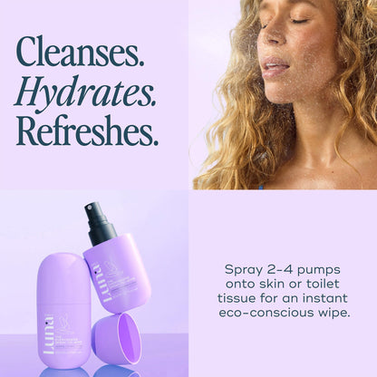 Luna Daily The Everywhere Spray-To-Wipe - Fresh Jasmine + Ylang Ylang | 80ml