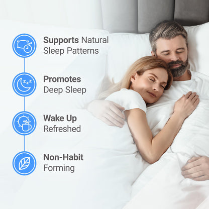 Nested Naturals Luna Sleep Supplement – Melatonin-Free, Non-Habit Forming Sleep Aid with Chamomile, Valerian & L-Theanine | 60 Vegan Capsules