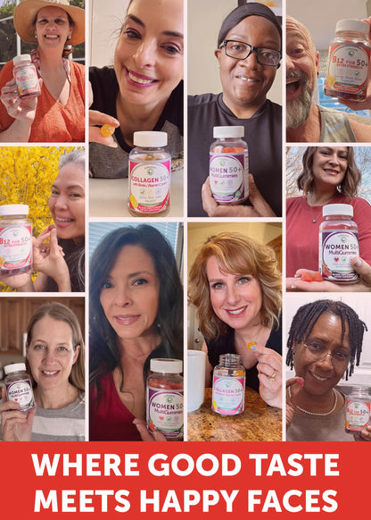Lunakai USA Made Vitamin B12 Gummies for Adults 50+ - Non-GMO, Energy & Vitality, Orange Flavor, 60ct