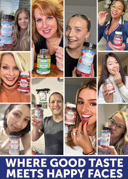 Lunakai USA Made Creatine Monohydrate Gummies – Vegan, 60ct | For Women & Men