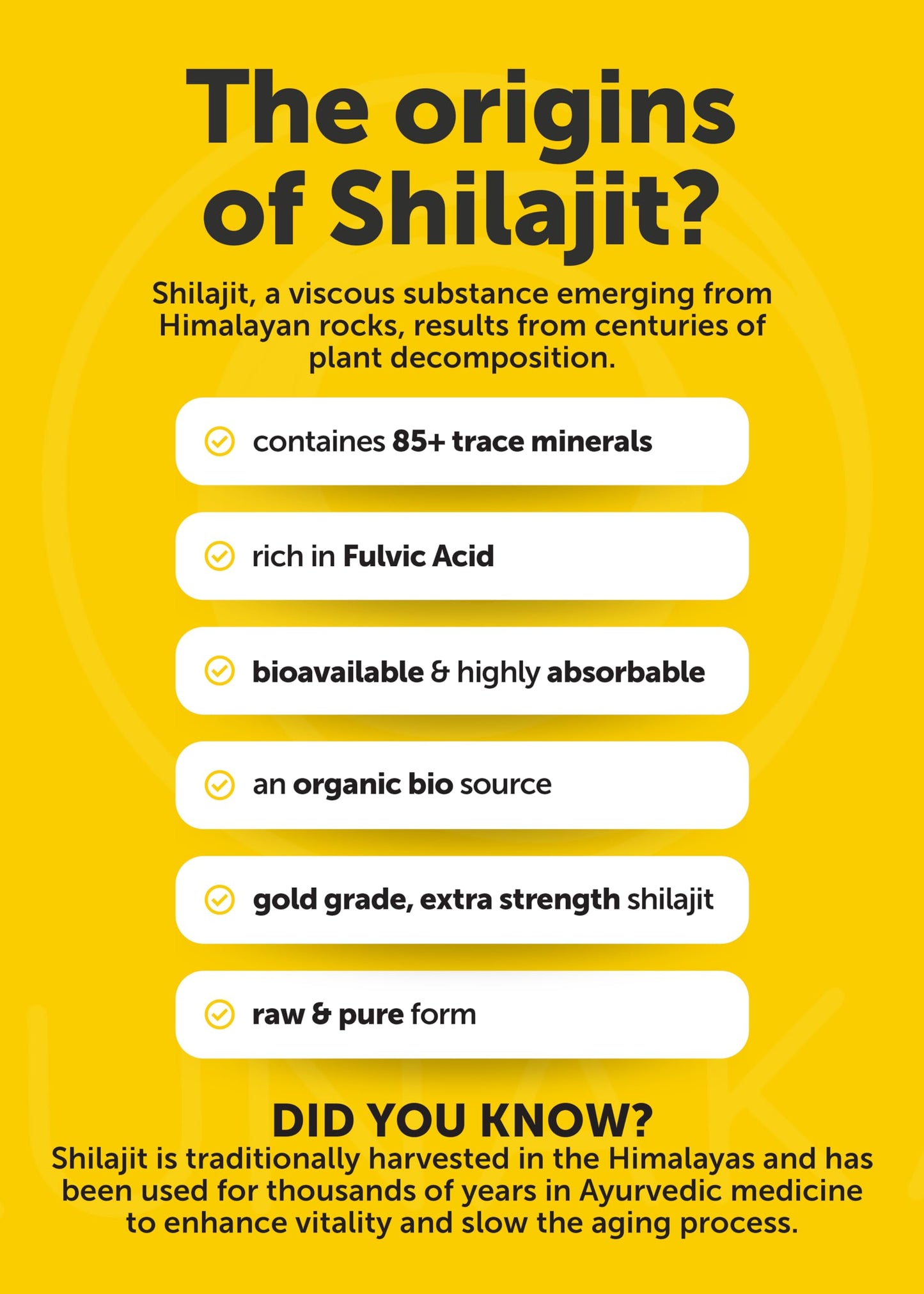 Lunakai USA Made Shilajit Capsules with Ashwagandha & Cordyceps – Extra Strength 60ct