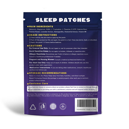 Lunalex 36ct Sleep Patches for Adults Extra Strength – All Natural Nighttime Comfort with Melatonin & Magnesium, Quick-Acting & Long-Lasting