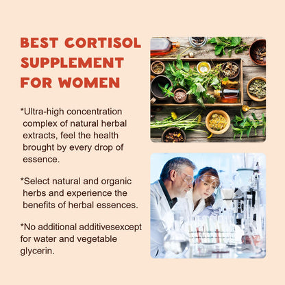 LUCNVEM Cortisol Supplement for Women – Cortisol Reducer & Detox (30 Day Vegan)