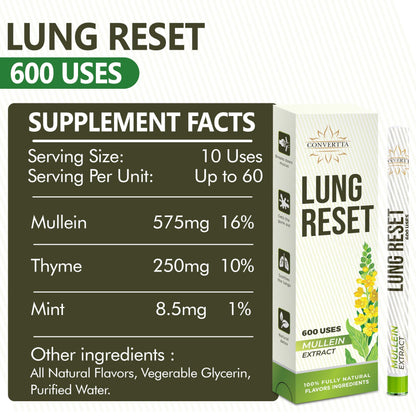 Lung Detox Mullein Diffuser Pen – Natural Lung Health & Detox