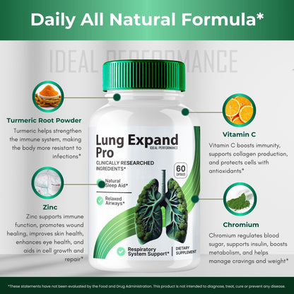 Lung Expand Pro Blood Capsules – LungExpand Pro Formula for Healthy Circulation (3 Pack)