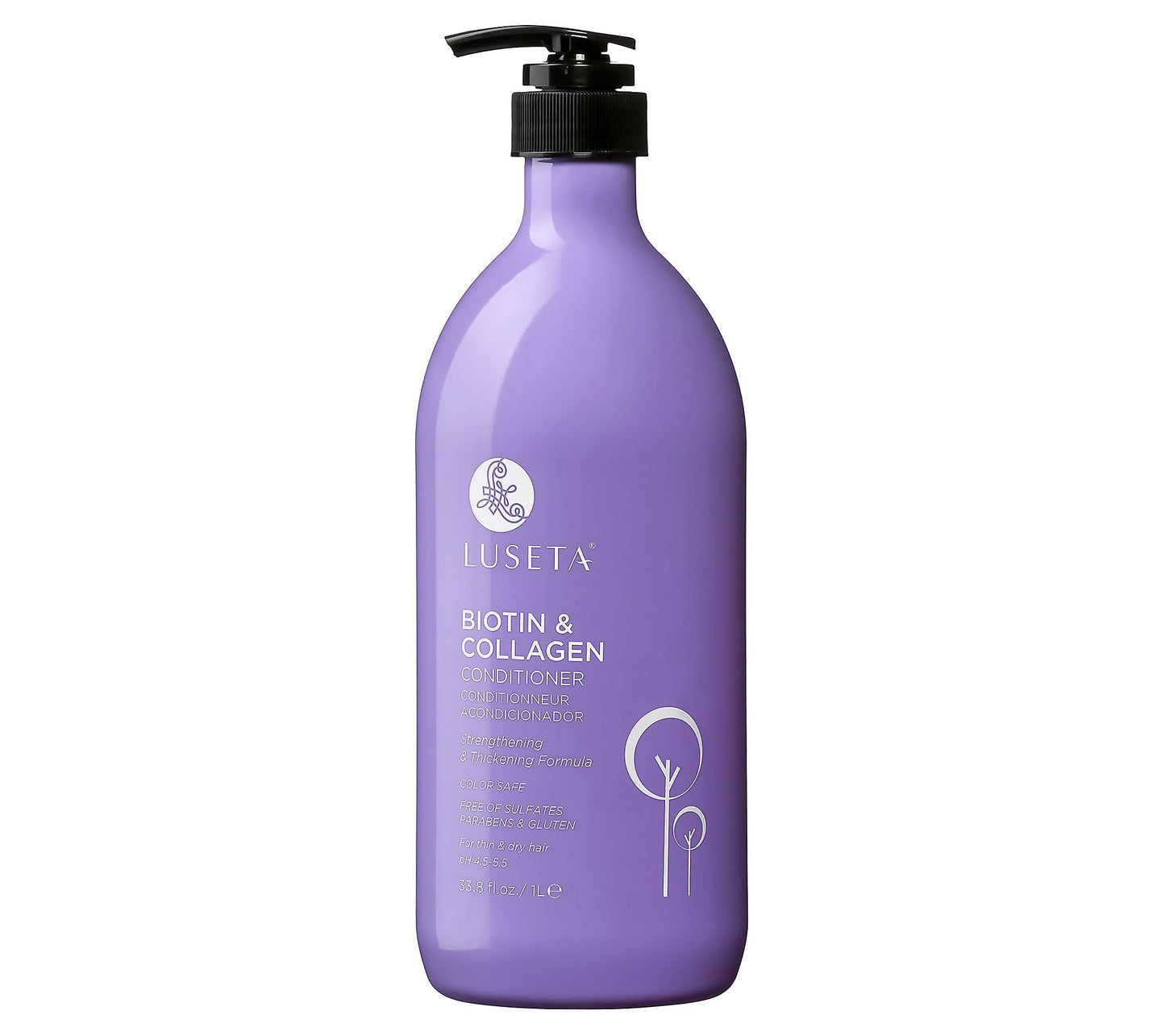 LUSETA Biotin & Collagen Conditioner 33.8 fl oz – Strength, Shine & Volume