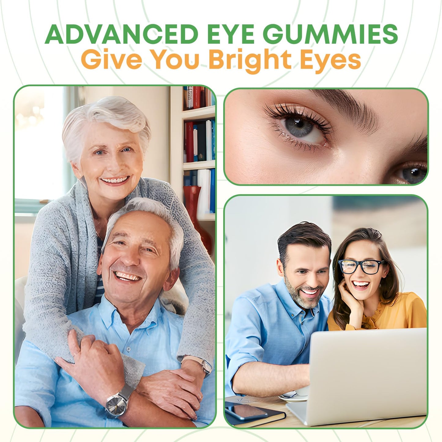2 Pack Lutein Gummies 25mg – Sugar Free Eye Health Gummies (Mango, 120 Count)