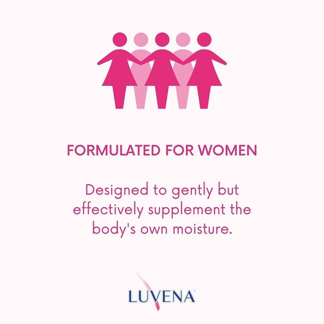 Luvena Moisturizer – Vaginal Moisturizer & Menopause Support (2 Pack) – Water Based, Paraben & Glycerin Free