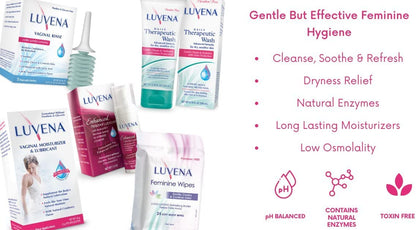 Luvena Moisturizer – Vaginal Moisturizer & Menopause Support (2 Pack) – Water Based, Paraben & Glycerin Free