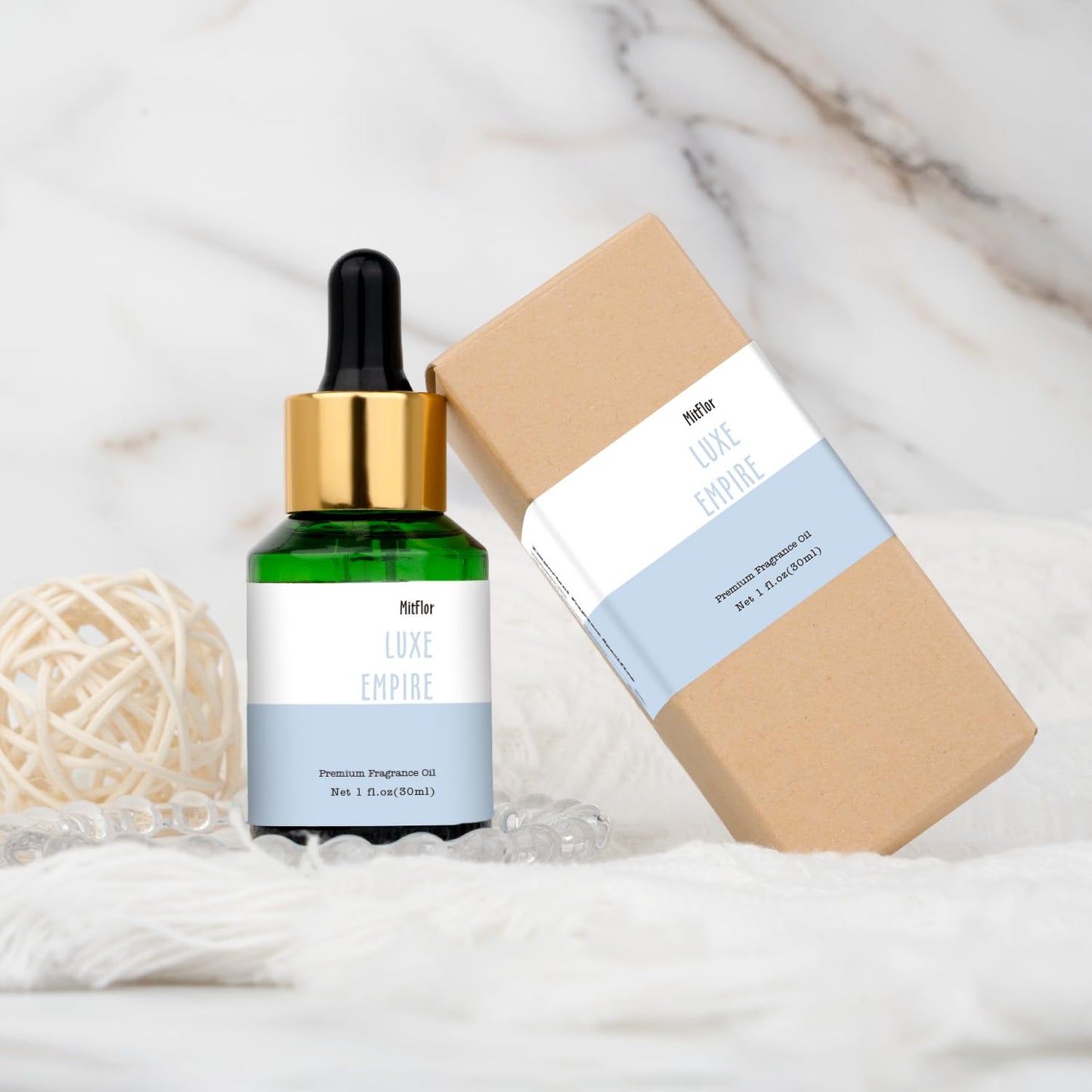 Luxe Empire Fragrance Oil – MitFlor 30ml for Diffusers, Candles, Soaps, Beard Oil
