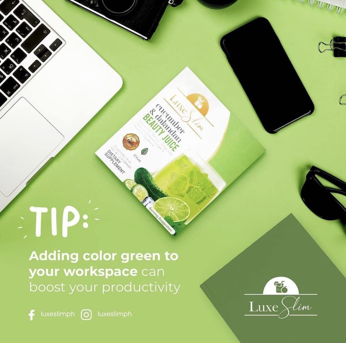 Luxe Slim - Cucumber & Dalandan Beauty Juice (10 x 21g)