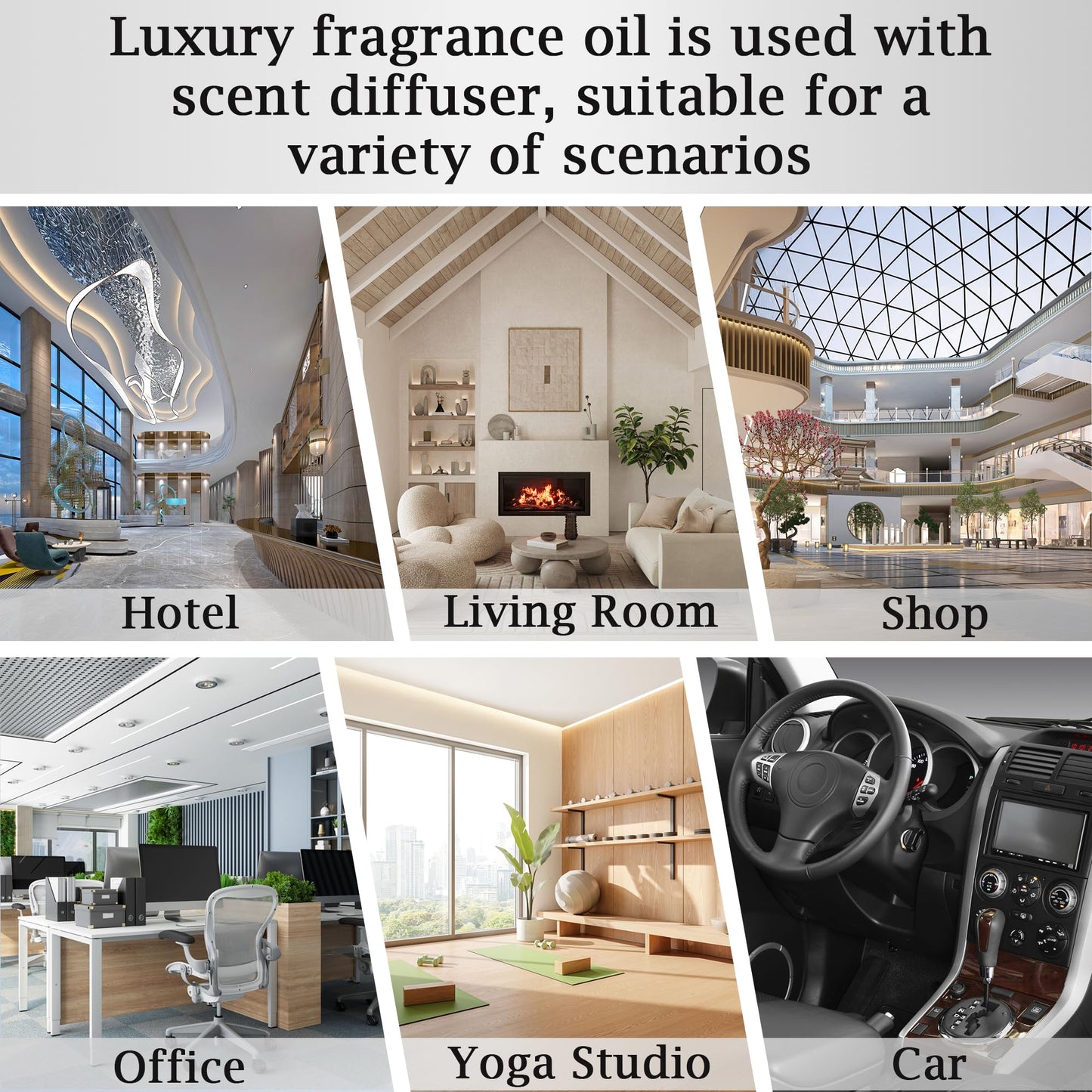 Luxury Hotel Scent Escapade Diffuser Refill Kit – 20ml Nanotech Aromatherapy Oil