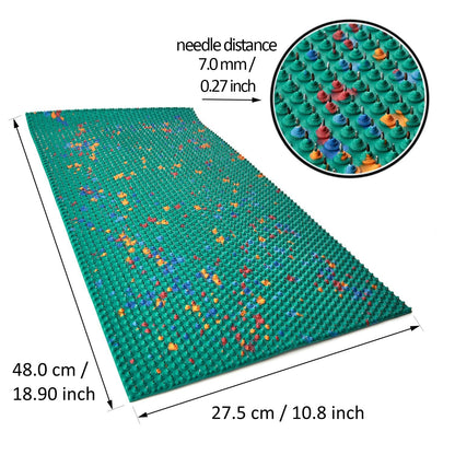 Lyapko Body & Foot Acupressure Mat 10.8 x 19 in | 2710 Metal Needles | Home Massage