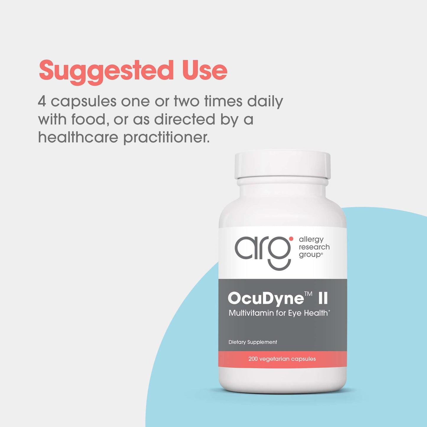 Allergy Research Group OcuDyne II - 200 Capsules | Eye Health Support
