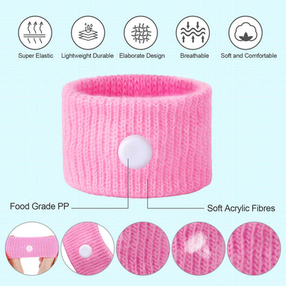 LYJEE Motion Sickness Bands for Kids – Drug-Free Travel Nausea Relief Wristbands