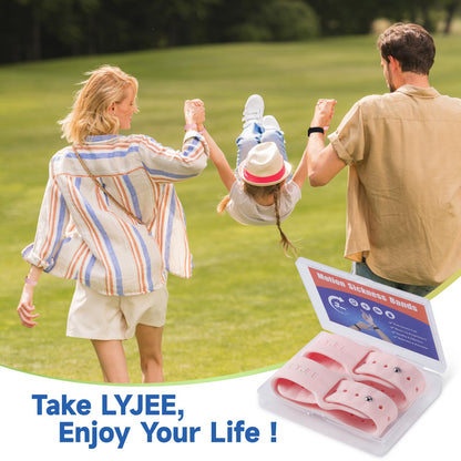 LYJEE Motion Sickness Bands – Drug-Free Nausea Relief for Adults, Kids & Pregnancy