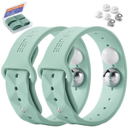 LYJEE Motion Sickness Bands – Non-Drug Nausea Relief Wristbands (Green) for Adults & Kids