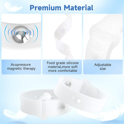LYJEE Nausea Bands — Natural Motion Sickness Relief for Adults & Kids | Travel Wristbands
