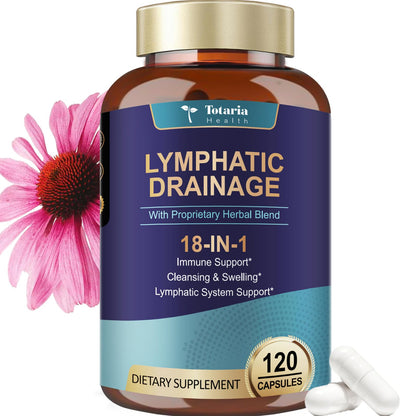Lymphatic Drainage Supplements - Lymph MD with Echinacea & Dandelion | 120 Count